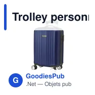 Trolley personnalisable Oxfort avec logo pour vos voyages d'affaires - Miniature 2