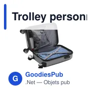 Trolley personnalisable Oxfort avec logo pour vos voyages d'affaires - Miniature 11