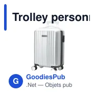 Trolley personnalisable Oxfort avec logo pour vos voyages d'affaires - Miniature 12