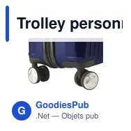 Trolley personnalisable Oxfort avec logo pour vos voyages d'affaires - Miniature 3