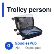 Trolley personnalisable Oxfort avec logo pour vos voyages d'affaires - Miniature 4