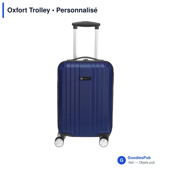 Trolley personnalisable Oxfort avec logo pour vos voyages d'affaires - Image 5