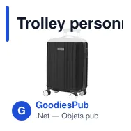 Trolley personnalisable Oxfort avec logo pour vos voyages d'affaires - Miniature 6