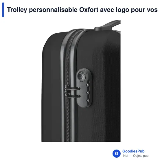 Trolley personnalisable Oxfort avec logo pour vos voyages d'affaires - Image 7