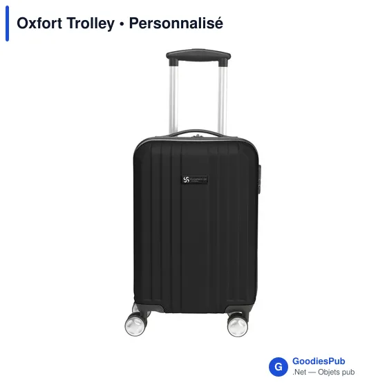 Trolley personnalisable Oxfort avec logo pour vos voyages d'affaires - Image 10