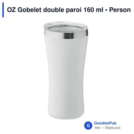 OZ Gobelet double paroi 160 ml