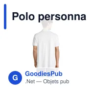 Polo personnalisable pour homme avec logo - PACIFIC POLO HOMME - Miniature 11