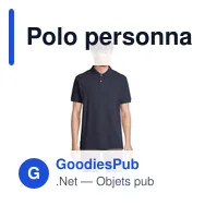 Polo personnalisable pour homme avec logo - PACIFIC POLO HOMME - Miniature 7