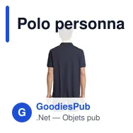 Polo personnalisable pour homme avec logo - PACIFIC POLO HOMME - Miniature 8