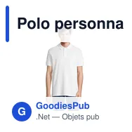 Polo personnalisable pour homme avec logo - PACIFIC POLO HOMME - Miniature 10