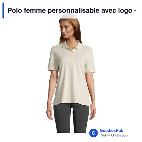 Polo femme personnalisable avec logo - PACIFIC WOMEN POLO