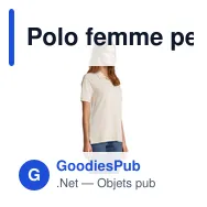 Polo femme personnalisable avec logo - PACIFIC WOMEN POLO - Miniature 9