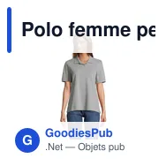 Polo femme personnalisable avec logo - PACIFIC WOMEN POLO - Miniature 10