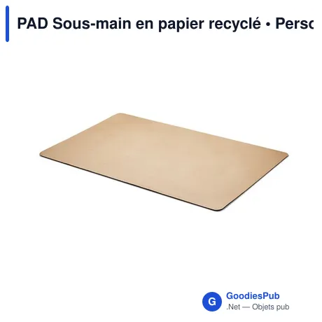 PAD Sous-main en papier recyclé
