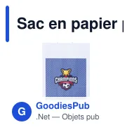 Sac en papier personnalisable A3 avec logo - Pagari Paper Bag - Miniature 3