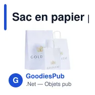 Sac en papier personnalisable A4 avec logo - Pagari Paper Bag - Miniature 6
