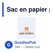 Sac en papier personnalisable A4 avec logo - Pagari Paper Bag - Miniature 7