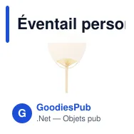 Éventail personnalisable en bambou avec logo - Pai Pai Trosad - Miniature 2