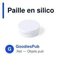 Paille en silicone personnalisable avec logo - Antibactérienne Ladix - Miniature 2