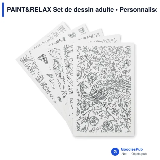 PAINT&RELAX Set de dessin adulte - Image 3