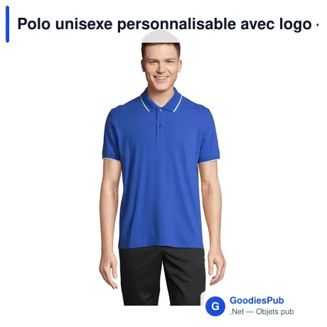 Polo unisexe personnalisable avec logo - SOL'S PALERMO