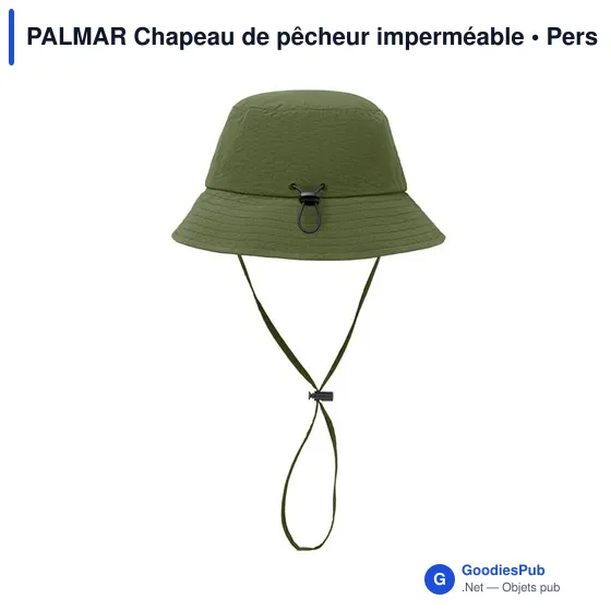 Chapeau de pêcheur personnalisable en nylon avec logo - PALMAR - Image 2