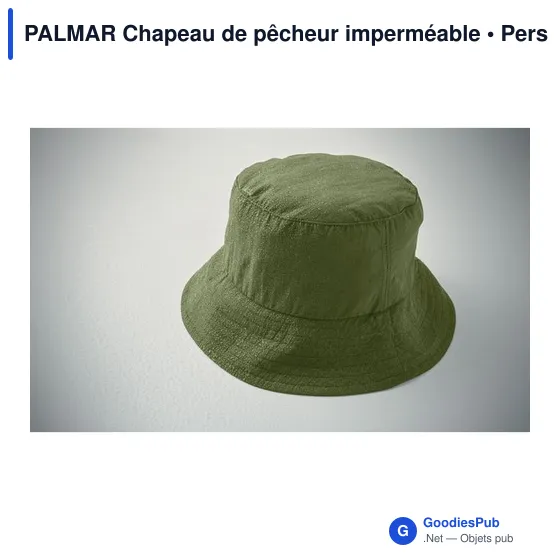 Chapeau de pêcheur personnalisable en nylon avec logo - PALMAR - Image 5