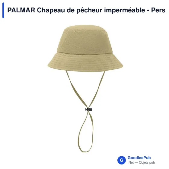 Chapeau de pêcheur personnalisable en nylon avec logo - PALMAR - Image 7