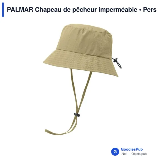 Chapeau de pêcheur personnalisable en nylon avec logo - PALMAR - Image 9