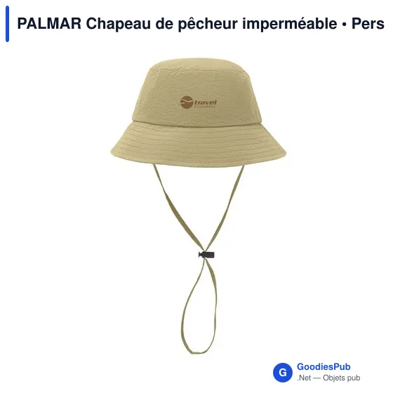 Chapeau de pêcheur personnalisable en nylon avec logo - PALMAR - Image 10