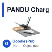 PANDU Chargeur sans fil bambou 15W - Miniature 2