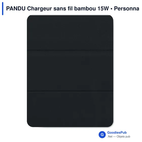 PANDU Chargeur sans fil bambou 15W - Image 12