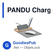 PANDU Chargeur sans fil bambou 15W - Miniature 3