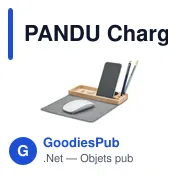 PANDU Chargeur sans fil bambou 15W - Miniature 4