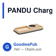 PANDU Chargeur sans fil bambou 15W - Miniature 5