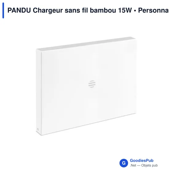 PANDU Chargeur sans fil bambou 15W - Image 9