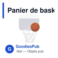 Panier de basket personnalisable avec logo - Panier de Basket Jordan - Miniature 4