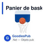 Panier de basket personnalisable avec logo - Panier de Basket Jordan - Miniature 5