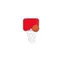 Variante rouge - Panier de basket personnalisable avec logo - Panier de Basket Jordan