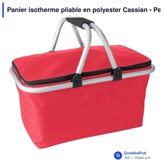 Panier isotherme pliable personnalisable pour logo - Cassian - Image 5