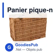 Panier pique-nique personnalisable pour 2 personnes avec logo - Miniature 4