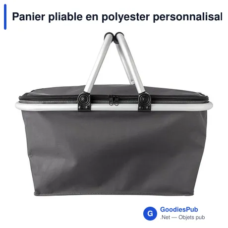 Panier pliable en polyester personnalisable avec logo - Douglas