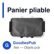Panier pliable en polyester personnalisable avec logo - Douglas - Miniature 2