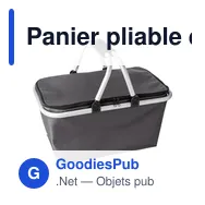 Panier pliable en polyester personnalisable avec logo - Douglas - Miniature 11