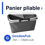 Panier pliable en polyester personnalisable avec logo - Douglas - Miniature 12