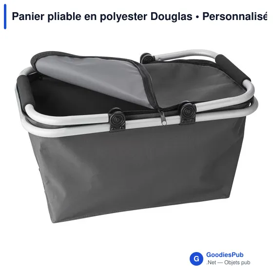 Panier pliable en polyester personnalisable avec logo - Douglas - Image 12