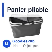 Panier pliable en polyester personnalisable avec logo - Douglas - Miniature 4