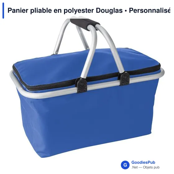 Panier pliable en polyester personnalisable avec logo - Douglas - Image 6