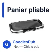 Panier pliable en polyester personnalisable avec logo - Douglas - Miniature 7