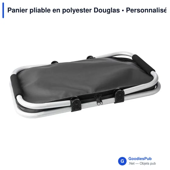Panier pliable en polyester personnalisable avec logo - Douglas - Image 7